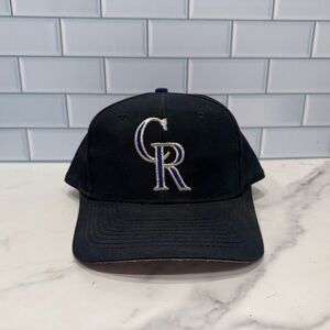 Vintage 90s Drew Pearsons by Chalkline MLB Baseball Colorado Rockies Snap Back